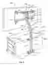Fig. 03 - Flat screen television support system