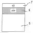 Fig. 01 - Process for holding strain in an island etched in a strained thin layer and structure obtained by implementation of this process