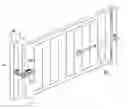 Fig. 01 - High reliability gate lock for exterior use