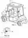Fig. 02 - Golf cart foldable canopy