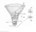 Fig. 01 - Lamp containing pulse width modulated voltage conversion circuit