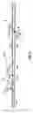 Fig. 03 - Telescoping slide rail with latching and alignment mechanisms