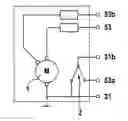 Fig. 01 - Drive device for window wipers with a parking position switch