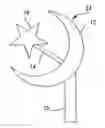 Fig. 01 - Star and crescent structure and method thereof