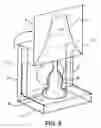 Fig. 11 - Lamp display packaging with folding graphic lampshade depiction display panel