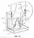 Fig. 12 - Lamp display packaging with folding graphic lampshade depiction display panel