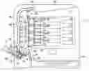 Fig. 01 - Sheet feeding device and image forming device with linked rotatable guide members and guide plate