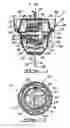 Fig. 12 - Vertically adjustable device for suspending an article from a ceiling