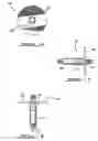 Fig. 13 - Vertically adjustable device for suspending an article from a ceiling