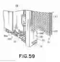 Fig. 45 - Connector apparatus provided with a lever having a rotating end used in coupling of the connector apparatus