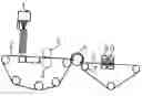 Fig. 01 - Method and installation for producing a nonwoven fabric exhibiting good properties of tensile resistance