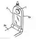 Fig. 01 - Portable telephone using bone conduction device
