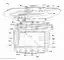 Fig. 01 - Vehicle entertainment system with flush supporting cradle