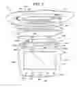 Fig. 03 - Vehicle entertainment system with flush supporting cradle
