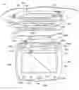 Fig. 01 - Vehicle entertainment system with safety lock for hinge structure