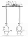 Fig. 01 - Closetool exhauster with an air dividing case