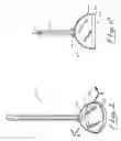 Fig. 02 - Drain plunger with a see through plunger element