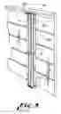 Fig. 06 - Universal attachment assembly for clamping and bracing covers over openings