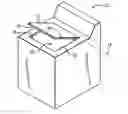 Fig. 01 - Washing machine lid lock with magnetic lid sensor