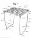Fig. 03 - Tall portable locker table with embedded peg hanger