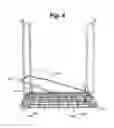 Fig. 05 - Tall portable locker table with embedded peg hanger