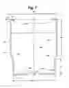 Fig. 08 - Tall portable locker table with embedded peg hanger