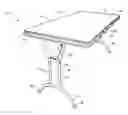 Fig. 01 - Portable folding table