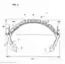 Fig. 02 - Vehicle tire comprising looped crown reinforcement and circumferentially oriented crown reinforcement elements