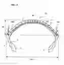 Fig. 04 - Vehicle tire comprising looped crown reinforcement and circumferentially oriented crown reinforcement elements