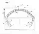 Fig. 06 - Vehicle tire comprising looped crown reinforcement and circumferentially oriented crown reinforcement elements