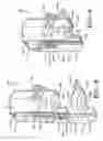 Fig. 08 - Adjustable motor housing for a barrier locking operator