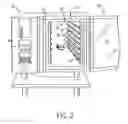 Fig. 03 - Oven including smoking assembly in combination with one or more additional food preparation assemblies