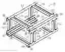 Fig. 01 - Removable rack mount frame