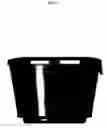 Fig. 02 - Microwavable, sealable food/vegetable draining storage container, also known as the ''Old Maid catcher popcorn bowl