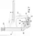 Fig. 08 - Method for opening tray door of optical disc device and its structure