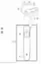 Fig. 10 - Microwave oven having a driving unit for moving and rotating an antenna