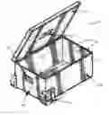 Fig. 01 - Cooler with integrated solar light