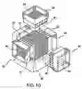 Fig. 10 - Compact heat exchanging device based on microfabricated heat transfer surfaces