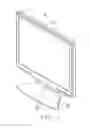Fig. 02 - Flat panel display with detachable base