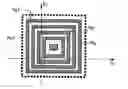 Fig. 01 - Electromagnetic wave detector with an optical coupling surface comprising lamellar patterns