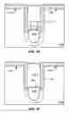 Fig. 10 - Structure and method for forming laterally extending dielectric layer in a trench-gate FET