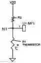 Fig. 01 - Multiplexed temperature sensing circuit for HID lamp ballast