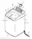 Fig. 01 - Assembly structure of a washing machine's console and assembly method