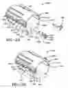 Fig. 24 - Pivoting and barrier locking operator system