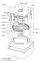 Fig. 244 - Inkjet printhead chip with a side-by-side nozzle arrangement layout
