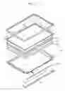 Fig. 03 - Top frame with separable portions for a liquid crystal display device