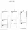 Fig. 13 - TFT array panel having a first pixel region having first transmissive with first and third reflective electrodes and a second pixel region having second transmissive with second and fourth reflective electrodes where the area ratios of the first and third reflective electrodes to the second and fourth reflective electrodes are different