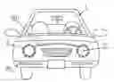 Fig. 01 - Vehicle having an auxiliary illuminating function