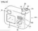 Fig. 09 - Digital camera with projector and digital camera system