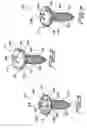 Fig. 04 - Threaded screw fastener characterized by high pull-out resistance, reduced installation torque, and unique head structure and drive socket implement or tool therefor